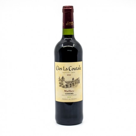 Clos la Coutale AOC Cahors 2022 Bio 75cl