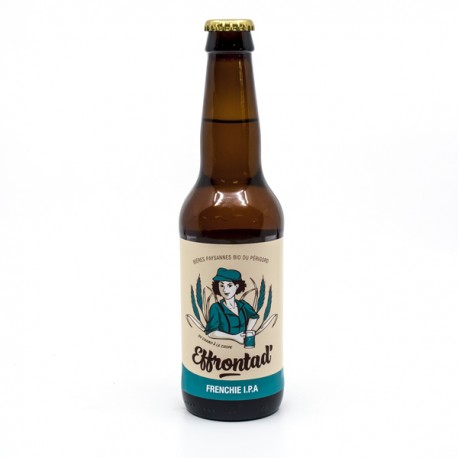 Bière Blanche Artisanale du Périgord Frenchie IPA Brasserie Effrontad' Bio 33cl