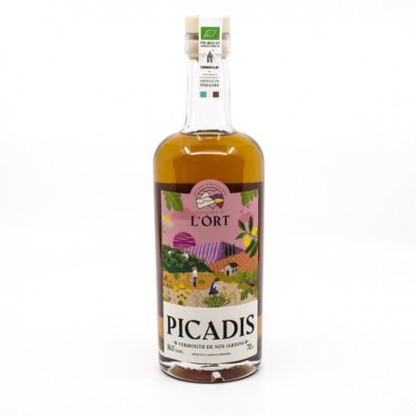 Vermouth de nos Jardins Distillerie de l'Ort Bio 18% 70cl