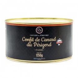 Confit de canard du Périgord 4 cuisses 1350g