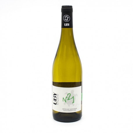 Domaine Uby Byo Colombard Ugni Sauvignon n°21 IGP Côtes de Gascogne Sec 2023 Bio 75cl