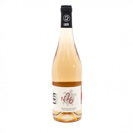 Domaine Uby Byo Cabernet Franc Merlot n°26 IGP Côtes de Gascogne Rosé 2023 75cl