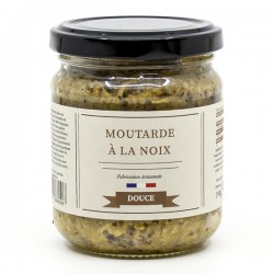 Moutarde à l'ancienne aux noix 190g