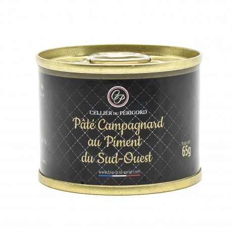 Pâté campagnard au piment du Sud-Ouest 65g