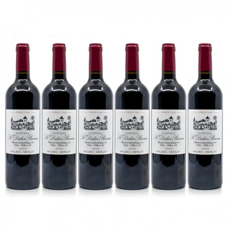 Promotion 6 Bouteilles de Château Saint Didier Parnac Prestige Fût AOC Cahors 2020 6x75cl