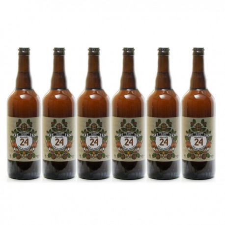 Lot de 6 Bières Brassée 24 Liqueur de Noix Brasserie Artisanale de Sarlat 75cl