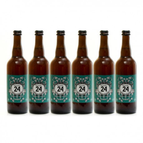 Lot de 6 Bières Brassée 24 Indian Pale Ale Brasserie Artisanale de Sarlat 75cl