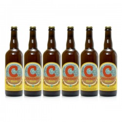 Lot de 6 Bières Blondes Artisanales Chavagn' 75cl soit 450cl