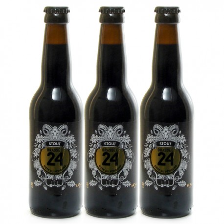 Lot de 3 Bières Stout Brassée 24 Brasserie Artisanale de Sarlat 33cl