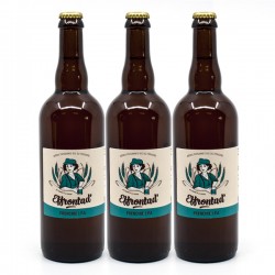 Pack de 3 Bières Blanches Artisanales Frenchie IPA Brasserie Effrontad' Bio 75cl