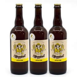 Pack de 3 Bières Blondes Artisanales After Foins Brasserie Effrontad' Bio 75cl