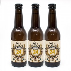 Lot de 3 Bières Blondes Brassée 24 Brasserie Artisanale de Sarlat 33cl