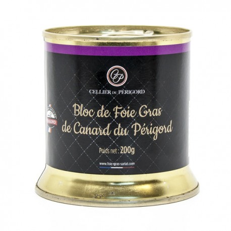 Bloc de Foie gras de Canard du Périgord 200g