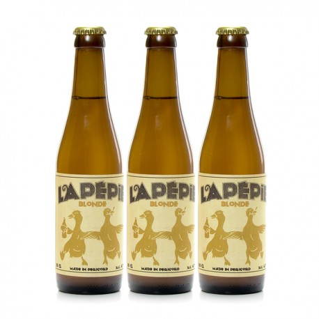 Lot de 3 Bières blondes Artisanales du Périgord Brasserie Lapepi BIO 33cl