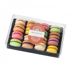 Coffret 16 macarons frais artisanaux Lucy Borie 330g