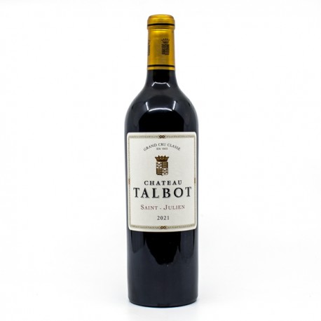 Château Talbot AOC Saint Julien 4ème Grand Cru Classé Rouge 2021 75cl