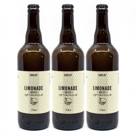 Lot de 3 Limonades Brasserie Artisanale de Sarlat BIO 33cl