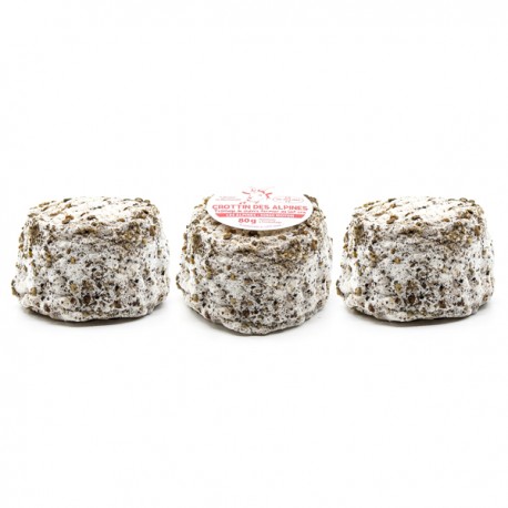 Lot de 3 Crottins au Poivre 29% 80g