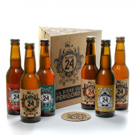 Coffret assortiment de 6 bières Brasserie Artisanale de Sarlat