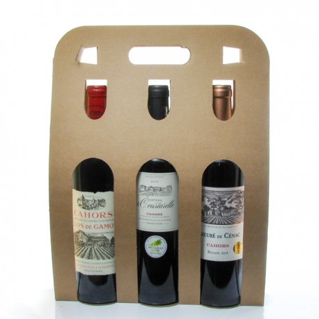 Coffret Cadeau Vin : 3 Bouteilles de Vin à Offrir - Achat / Vente