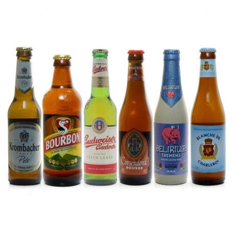 Bière Sélection du monde : le coffret de 8 bouteille de 33cL à Prix