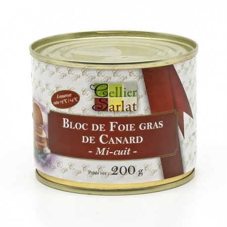 Foie gras d'oie entier mi-cuit 200 g