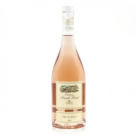 Château Puech haut Cuvée Tête de Bélier AOP Languedoc Rosé 2022 75cl