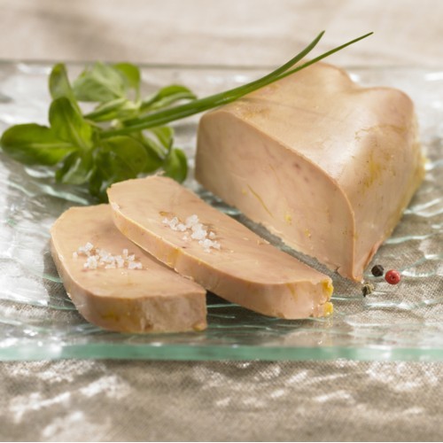 Foie gras mi-cuit entier de canard, Lot de 2 barquettes sous vide 180g