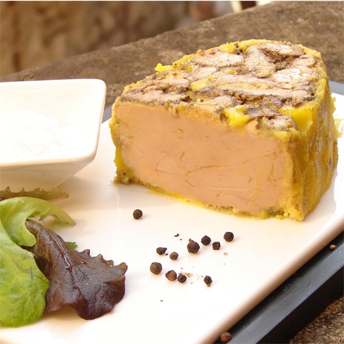 Terrine de foie gras mi-cuit maison